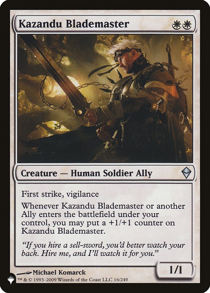 Kazandu Blademaster [The List] | Good Games Cannington