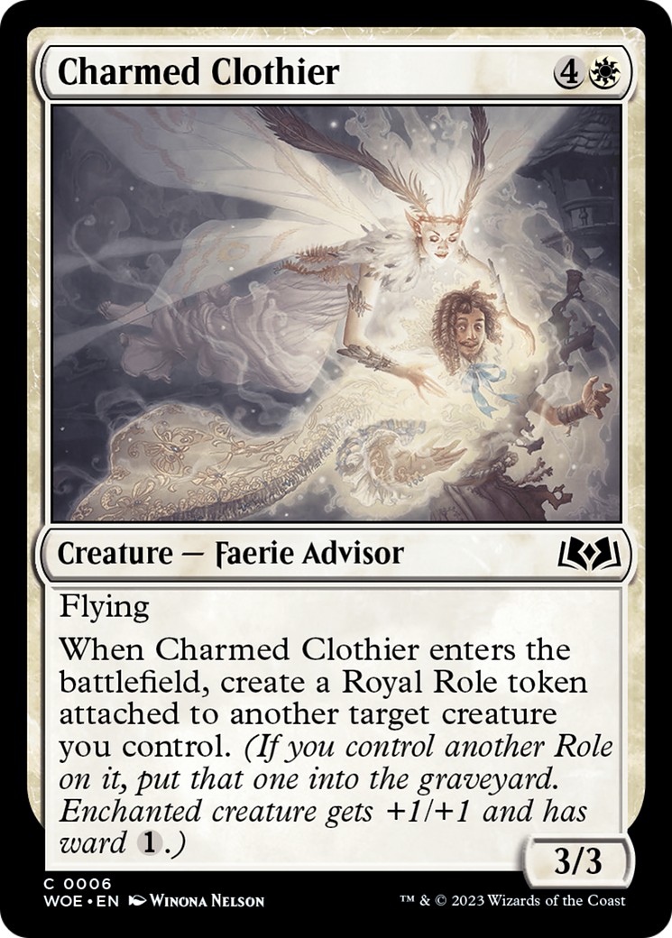 Charmed Clothier [Wilds of Eldraine] | Good Games Cannington