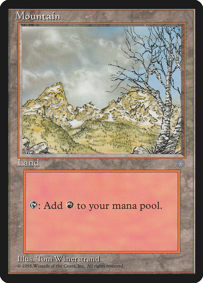 Mountain (Signature on Left) [Ice Age] | Good Games Cannington