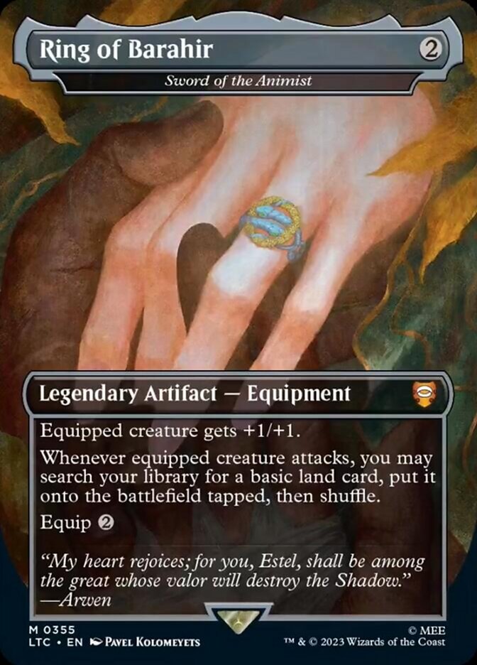 Ring of Barahir - Sword of the Animist [The Lord of the Rings: Tales of Middle-Earth Commander] | Good Games Cannington