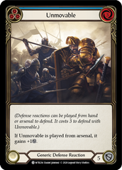 Unmovable (Blue) [U-WTR214] (Welcome to Rathe Unlimited)  Unlimited Rainbow Foil | Good Games Cannington