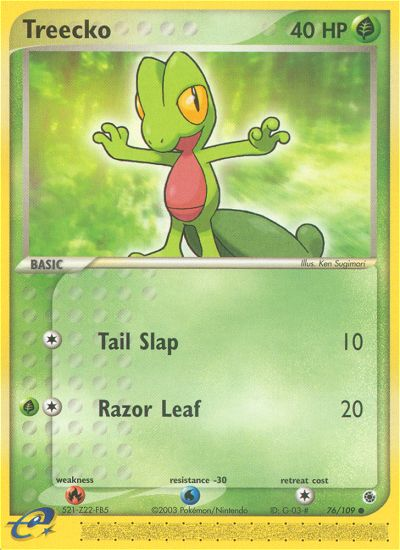 Treecko (76/109) [EX: Ruby & Sapphire] | Good Games Cannington