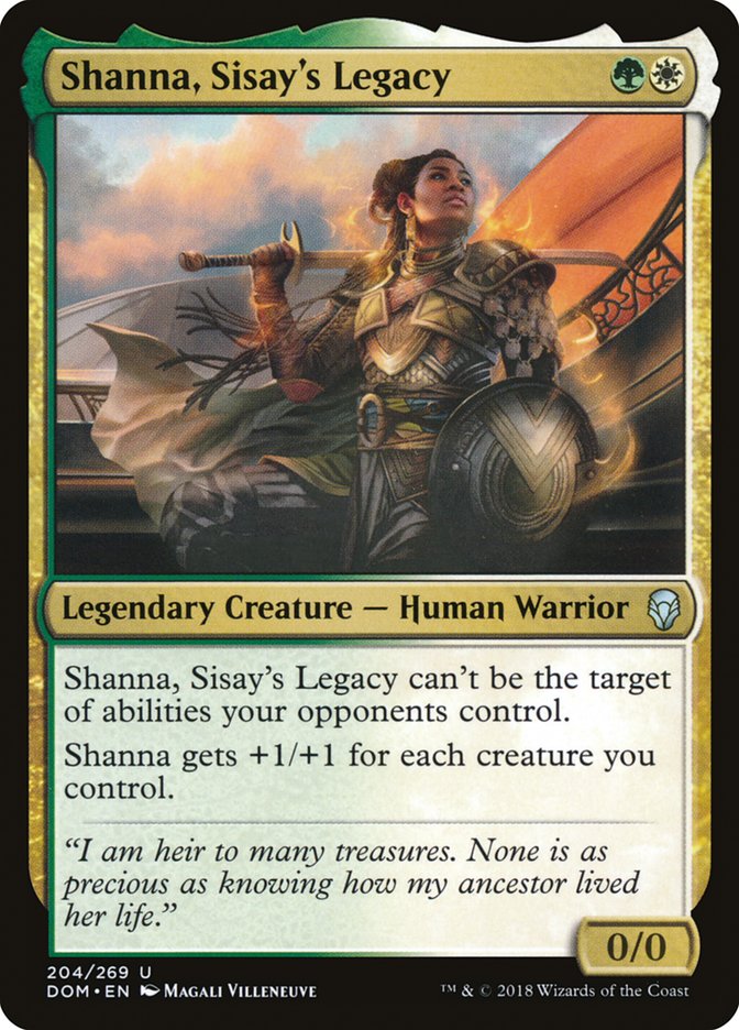 Shanna, Sisay's Legacy 204 (Dominaria)  | Good Games Cannington