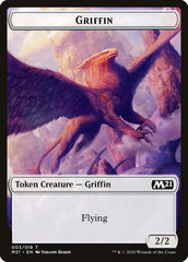 Bird // Griffin Double-Sided Token [Core Set 2021 Tokens] | Good Games Cannington