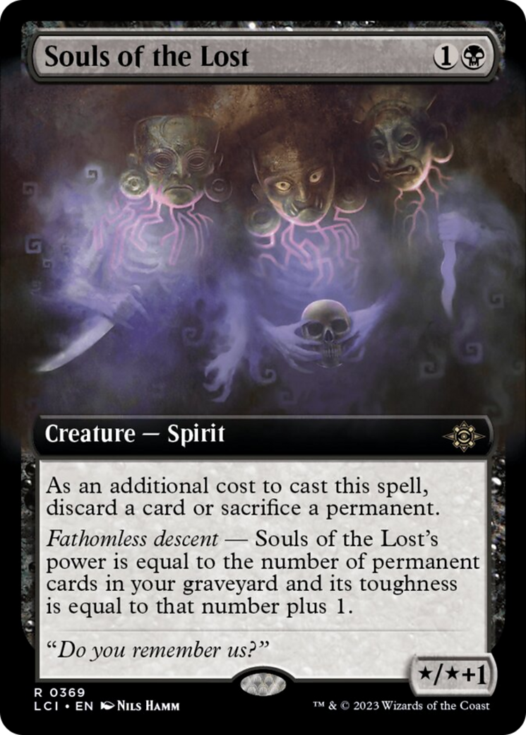 Souls of the Lost (Extended Art) [The Lost Caverns of Ixalan] | Good Games Cannington
