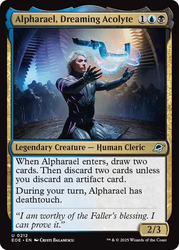 Alpharael, Dreaming Acolyte [Edge of Eternities] | Good Games Cannington