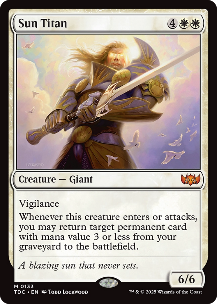 Sun Titan [Tarkir: Dragonstorm Commander] | Good Games Cannington