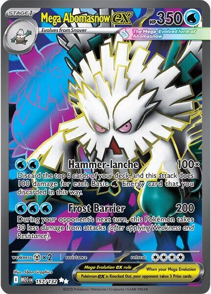 Mega Abomasnow ex 157 132 157/132 (ME01: Mega Evolution)  - Holofoil | Good Games Cannington