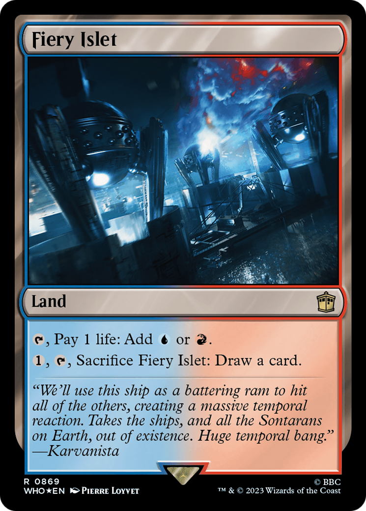 Fiery Islet (Surge Foil) [Doctor Who] | Good Games Cannington
