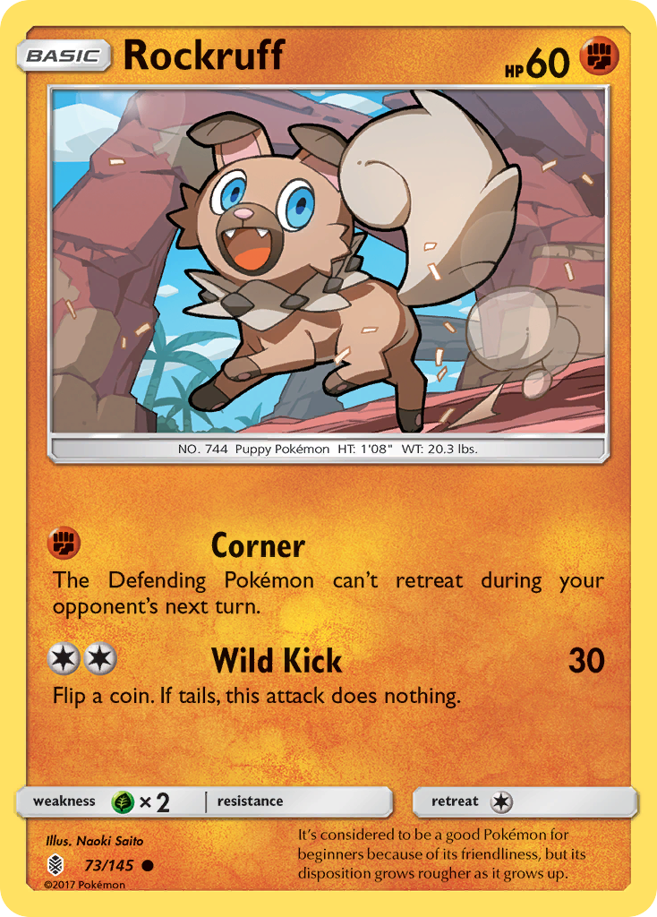 Rockruff (73/145) [Sun & Moon: Guardians Rising] | Good Games Cannington