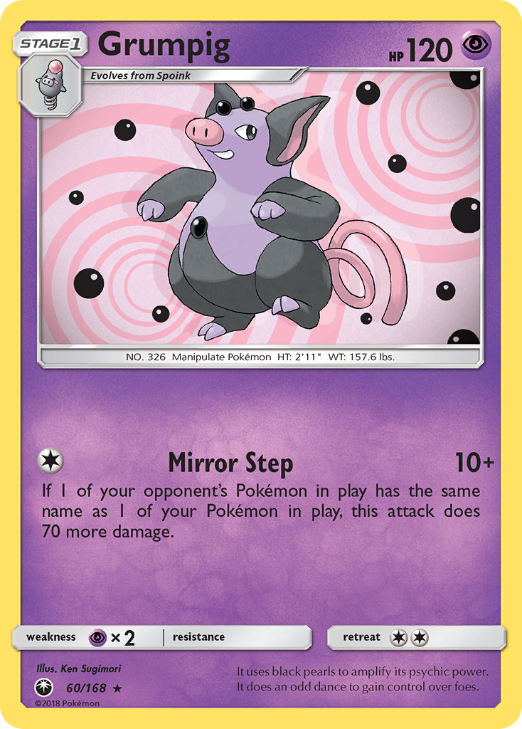 Grumpig (60/168) [Sun & Moon: Celestial Storm] | Good Games Cannington