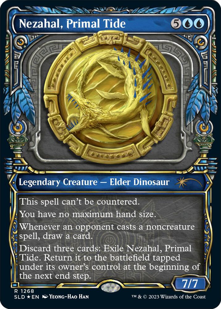 Nezahal, Primal Tide 1268 (Secret Lair Drop Series)  - Showcase Halo Foil | Good Games Cannington
