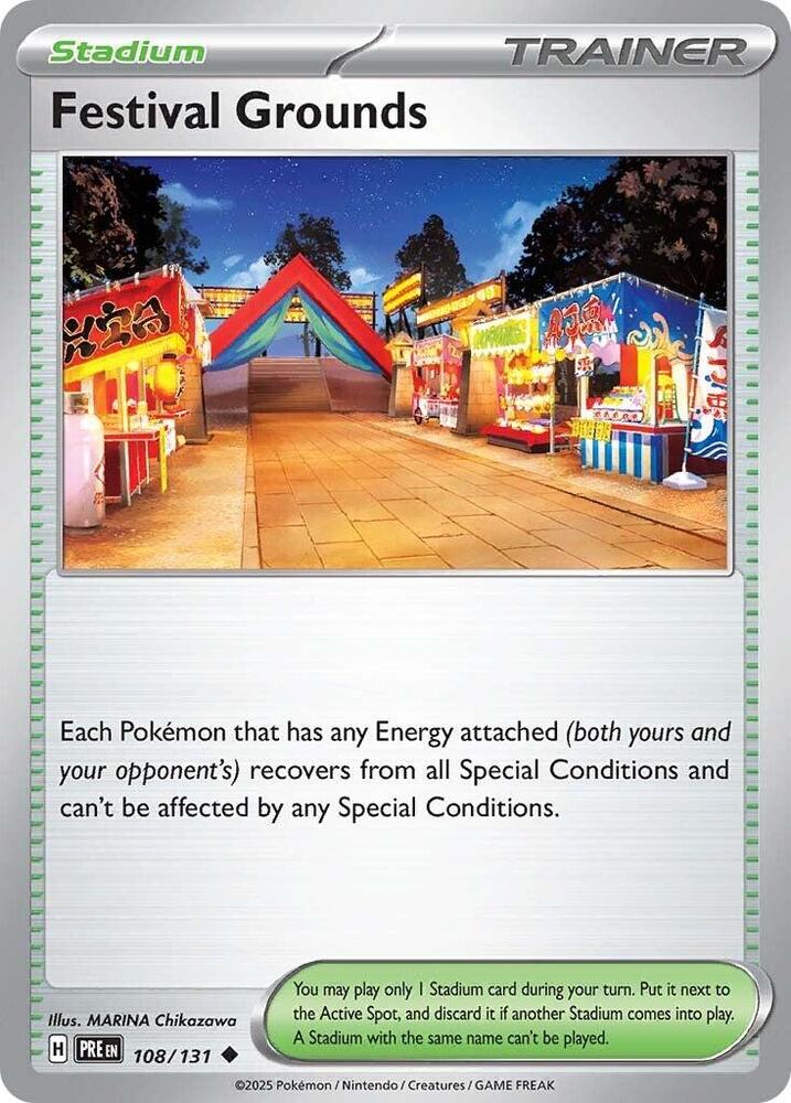 Festival Grounds (108/131) [Scarlet & Violet: Prismatic Evolutions] | Good Games Cannington