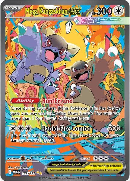 Mega Kangaskhan ex 182/132 (ME01: Mega Evolution)  - Holofoil | Good Games Cannington
