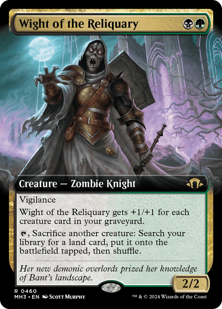 Wight of the Reliquary (Extended Art) [Modern Horizons 3] | Good Games Cannington