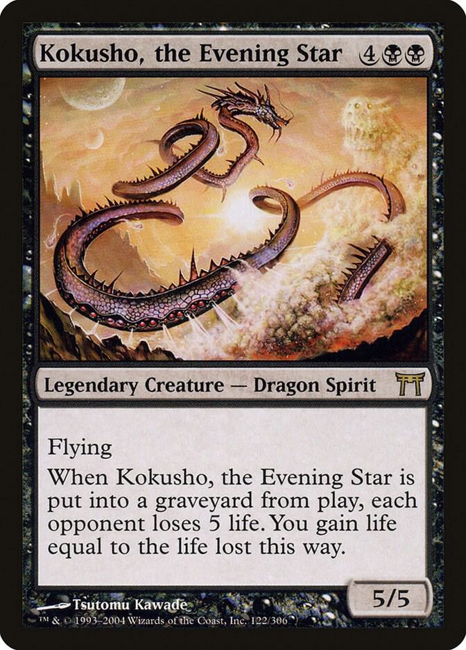 Kokusho, the Evening Star 122/306 (Champions of Kamigawa)  | Good Games Cannington