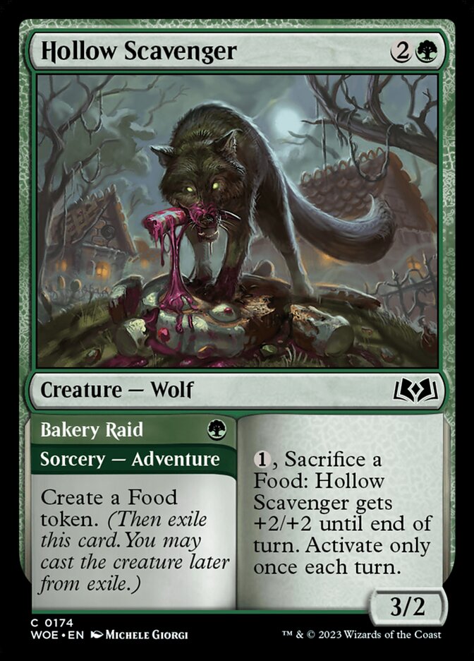Hollow Scavenger // Bakery Raid 174 (Wilds of Eldraine)  | Good Games Cannington