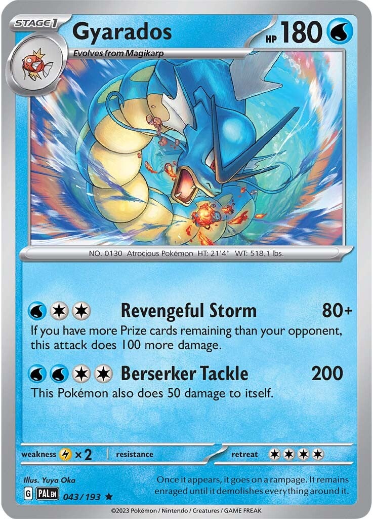 Gyarados (043/193) [Scarlet & Violet: Paldea Evolved] | Good Games Cannington