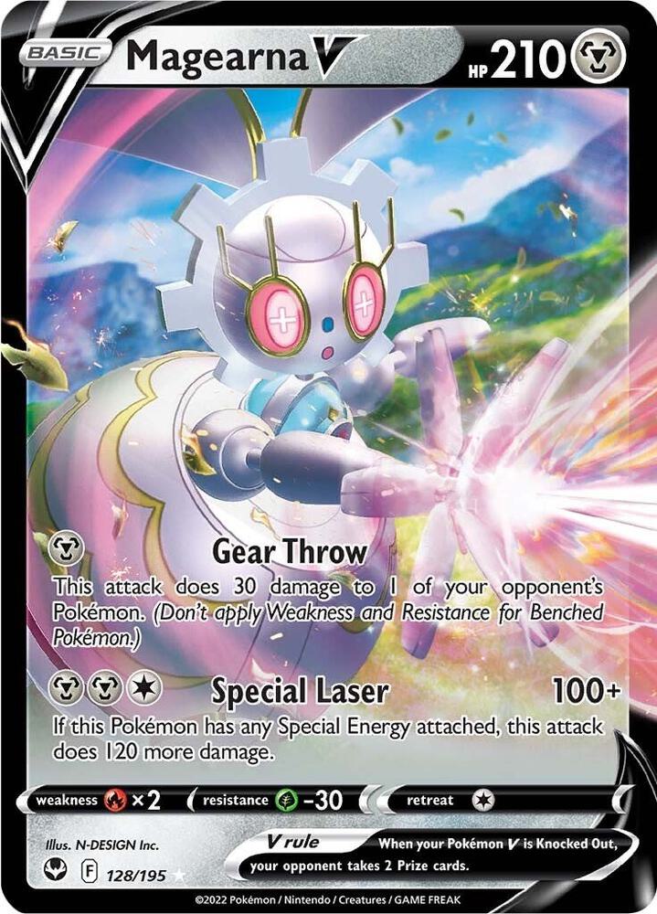 Magearna V 128/195 (SWSH12: Silver Tempest)  - Holofoil | Good Games Cannington