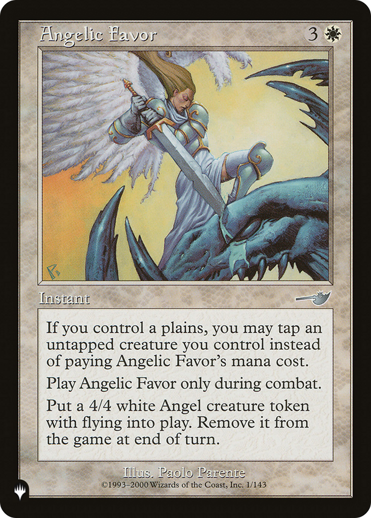 Angelic Favor [The List] | Good Games Cannington