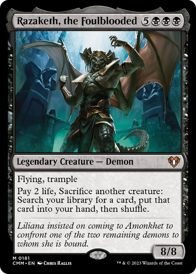 Razaketh, the Foulblooded [Commander Masters] | Good Games Cannington