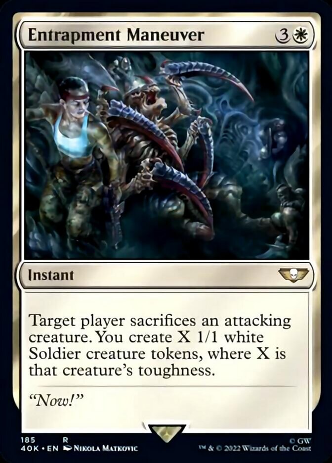 Entrapment Maneuver (Surge Foil) [Warhammer 40,000] | Good Games Cannington