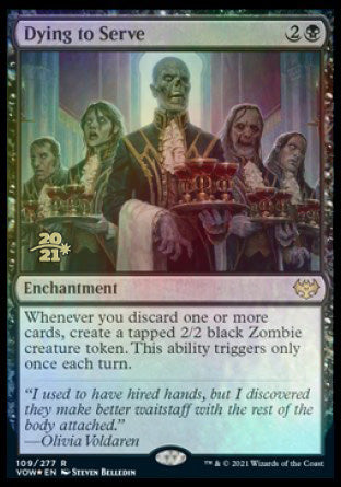 Dying to Serve [Innistrad: Crimson Vow Prerelease Promos] | Good Games Cannington