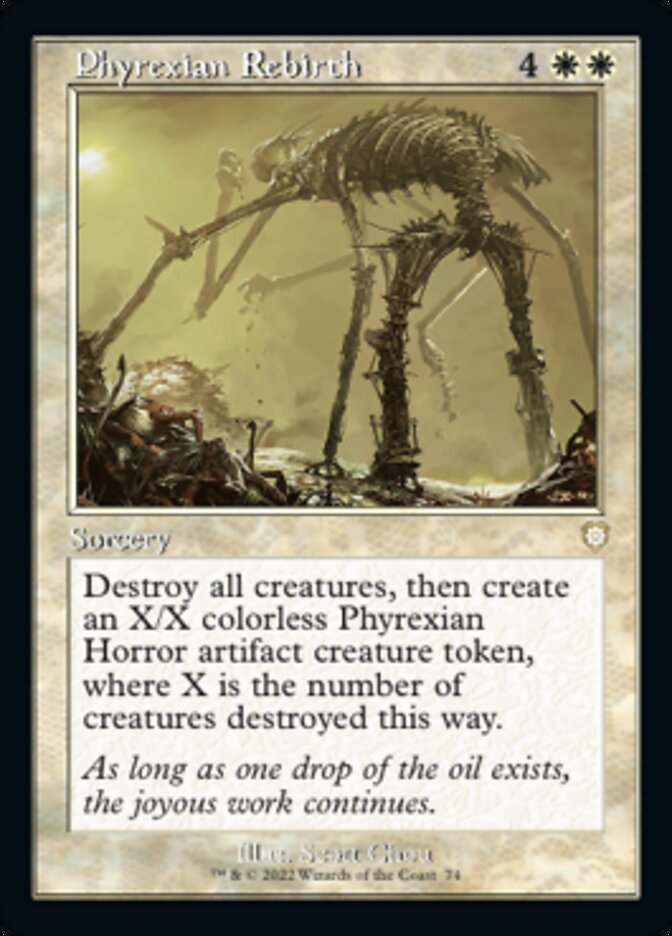 Phyrexian Rebirth (Retro) [The Brothers' War Commander] | Good Games Cannington