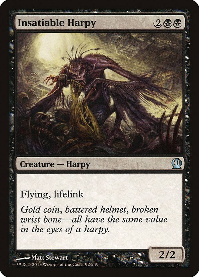 Insatiable Harpy 92 (Theros)  | Good Games Cannington