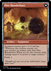 Dire Flail // Dire Blunderbuss [The Lost Caverns of Ixalan Prerelease Cards] | Good Games Cannington