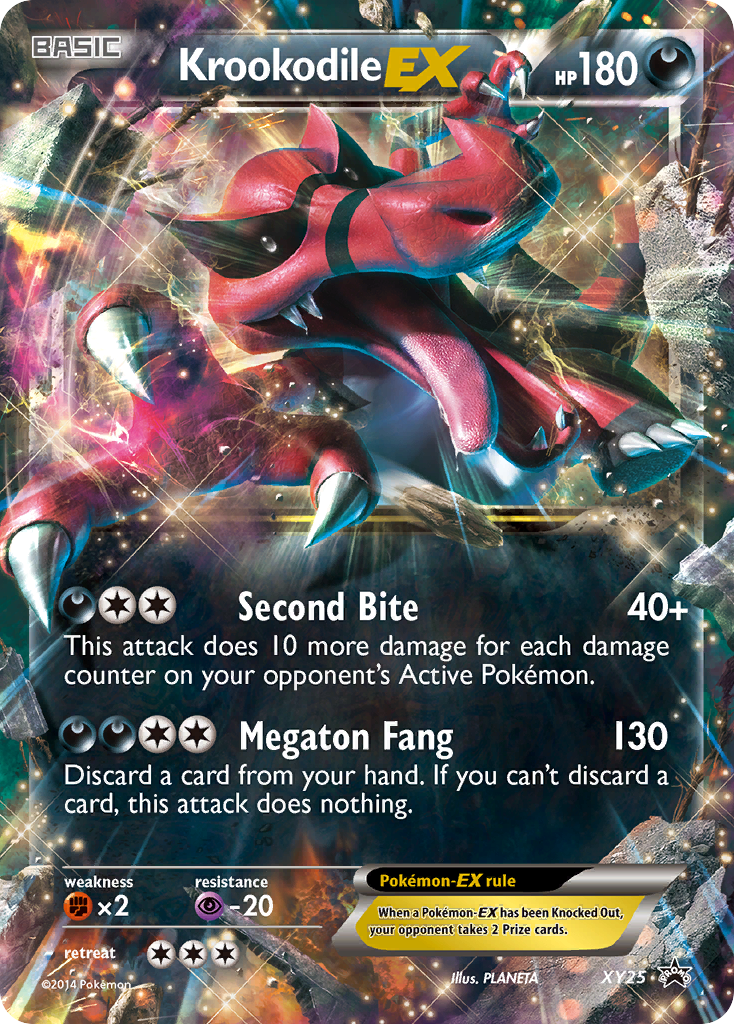Krookodile EX (XY25) [XY: Black Star Promos] | Good Games Cannington