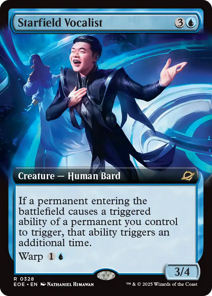 Starfield Vocalist (Extended Art) [Edge of Eternities] | Good Games Cannington