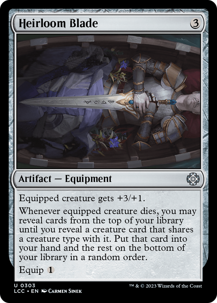 Heirloom Blade [The Lost Caverns of Ixalan Commander] | Good Games Cannington