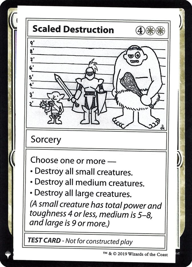 Scaled Destruction [Mystery Booster Playtest Cards] | Good Games Cannington