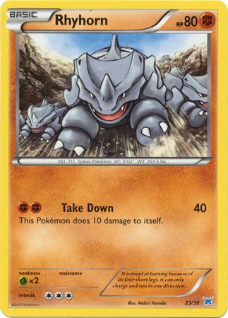 Rhyhorn (23/30) [XY: Trainer Kit 2 - Latios] | Good Games Cannington
