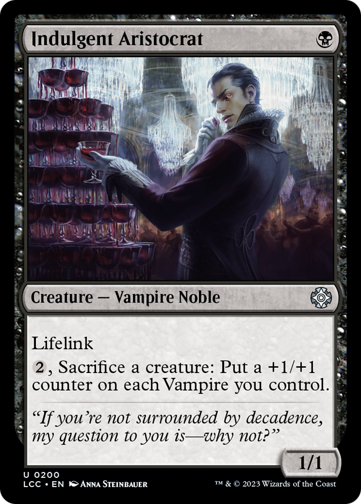 Indulgent Aristocrat [The Lost Caverns of Ixalan Commander] | Good Games Cannington