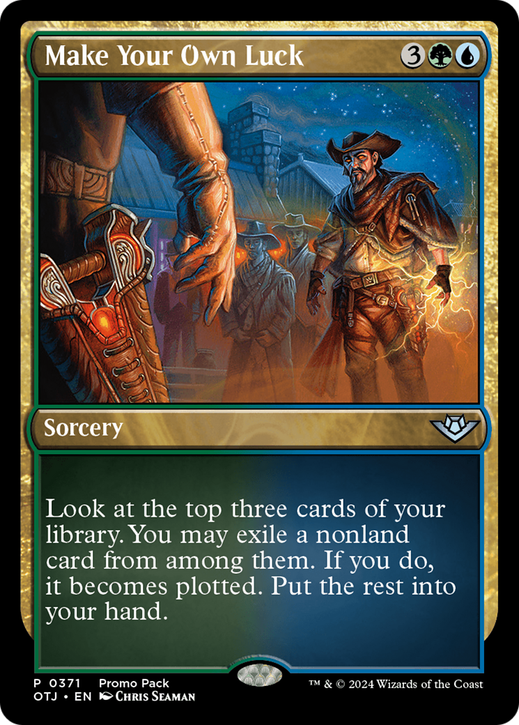 Make Your Own Luck (Promo Pack) [Outlaws of Thunder Junction Promos] | Good Games Cannington