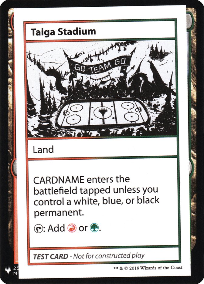 Taiga Stadium [Mystery Booster Playtest Cards] | Good Games Cannington