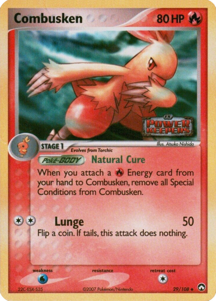 Combusken (29/108) (Stamped) [EX: Power Keepers] | Good Games Cannington