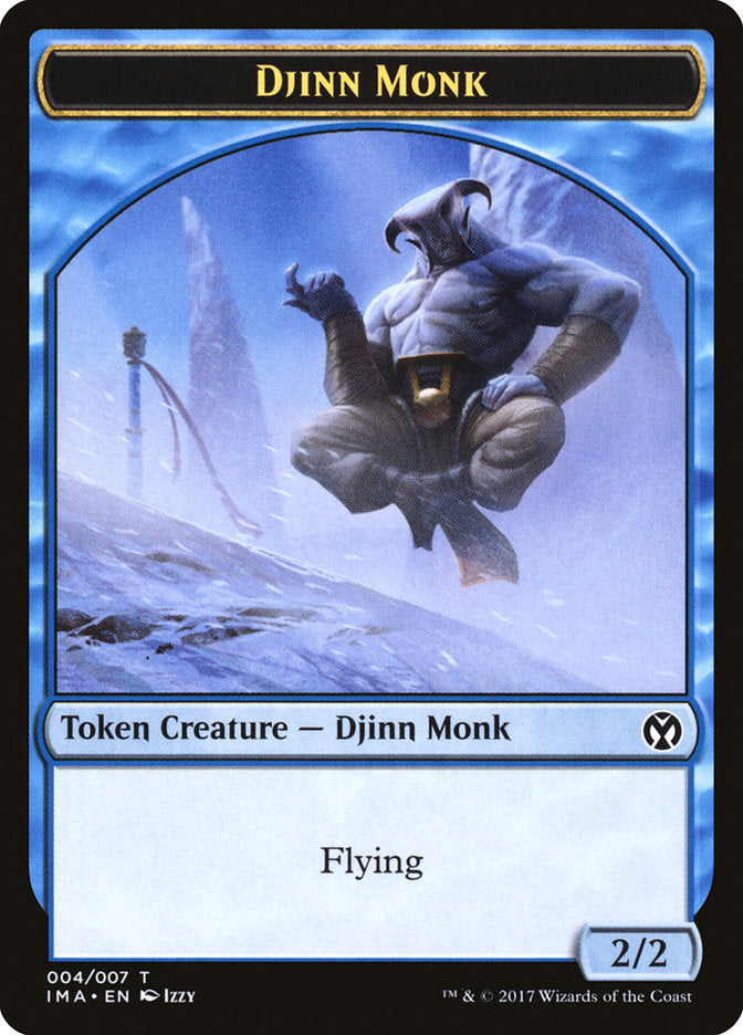Djinn Monk Token [Iconic Masters Tokens] | Good Games Cannington