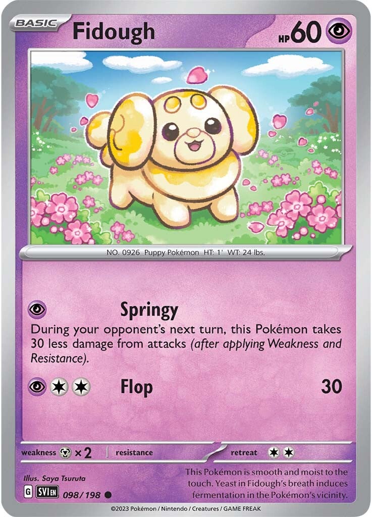 Fidough (098/198) [Scarlet & Violet: Base Set] | Good Games Cannington