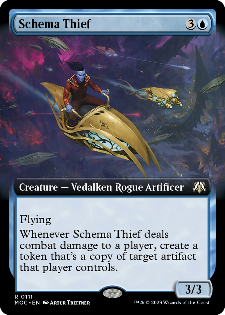 Schema Thief (Extended Art) [March of the Machine Commander] | Good Games Cannington