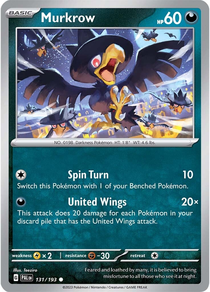 Murkrow (131/193) [Scarlet & Violet: Paldea Evolved] | Good Games Cannington