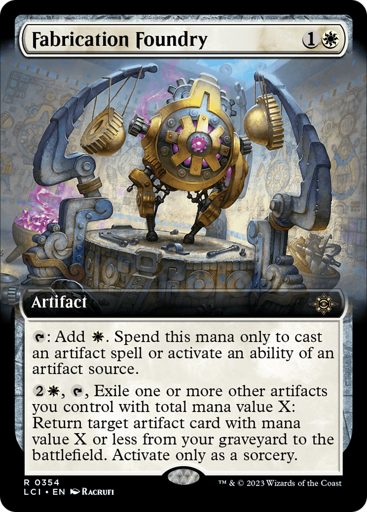 Fabrication Foundry (Extended Art) [The Lost Caverns of Ixalan] | Good Games Cannington