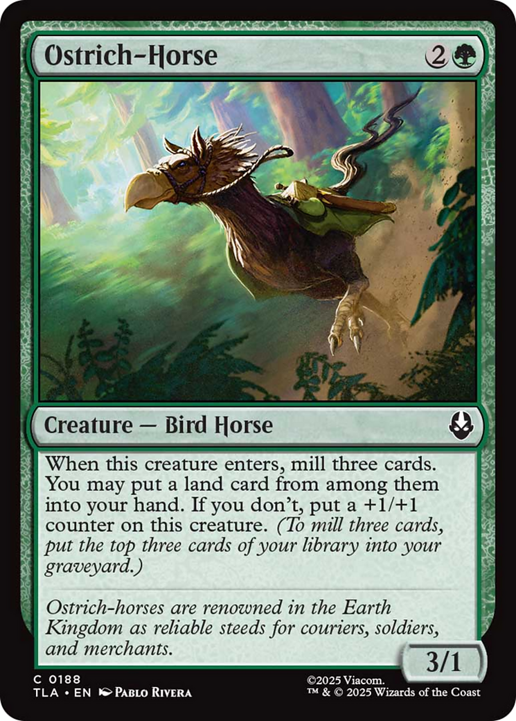 Ostrich-Horse [Avatar: The Last Airbender] | Good Games Cannington