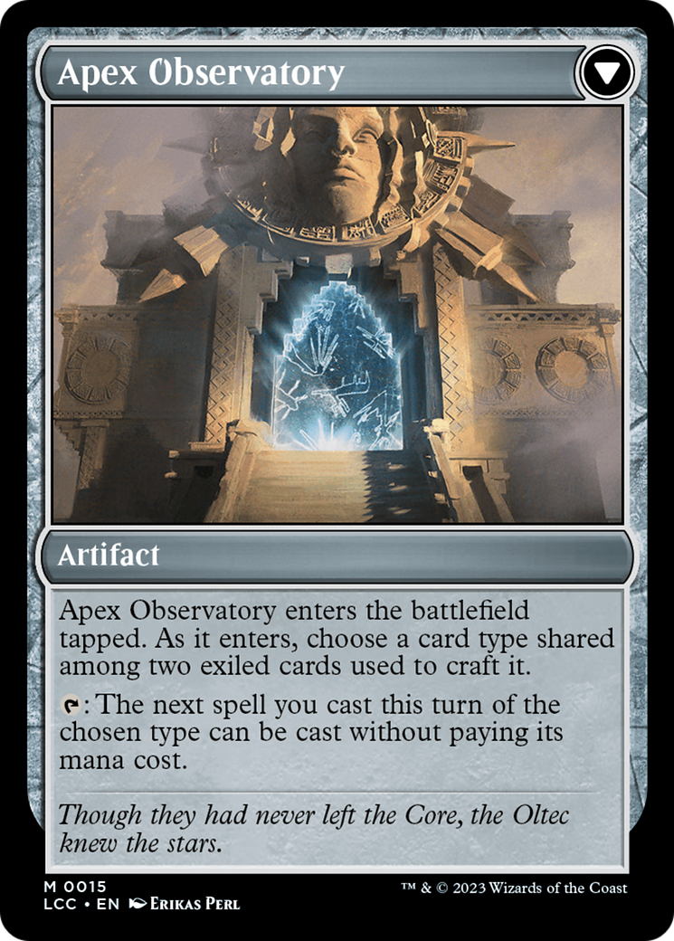 Eye of Ojer Taq // Apex Observatory [The Lost Caverns of Ixalan Commander] | Good Games Cannington