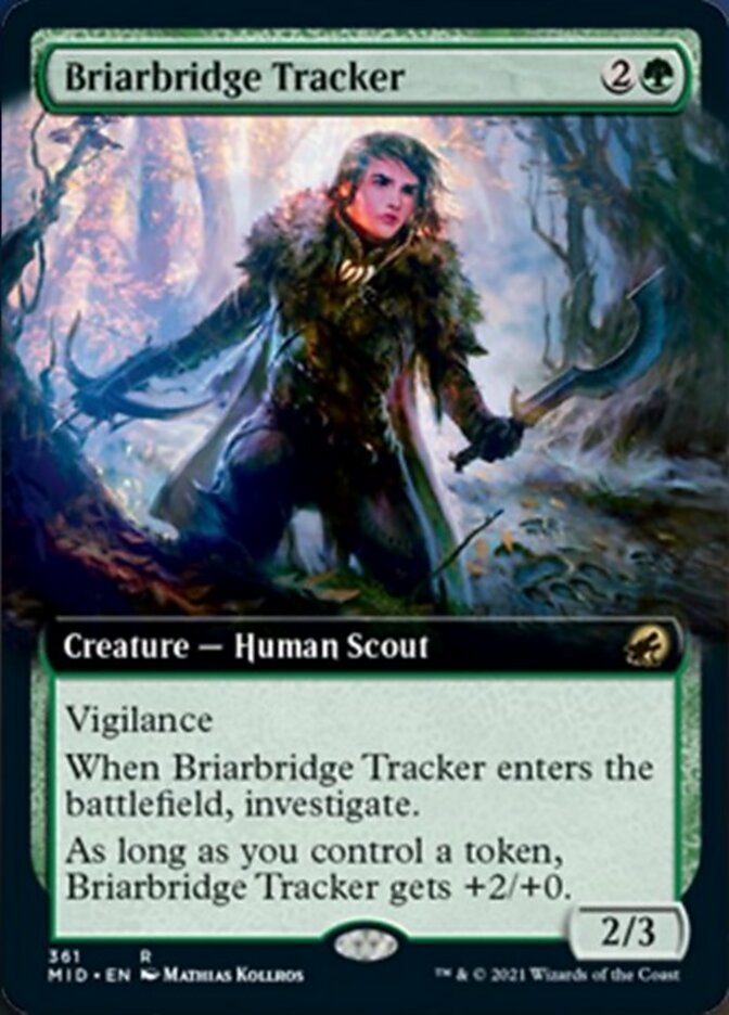 Briarbridge Tracker (Extended Art) [Innistrad: Midnight Hunt] | Good Games Cannington