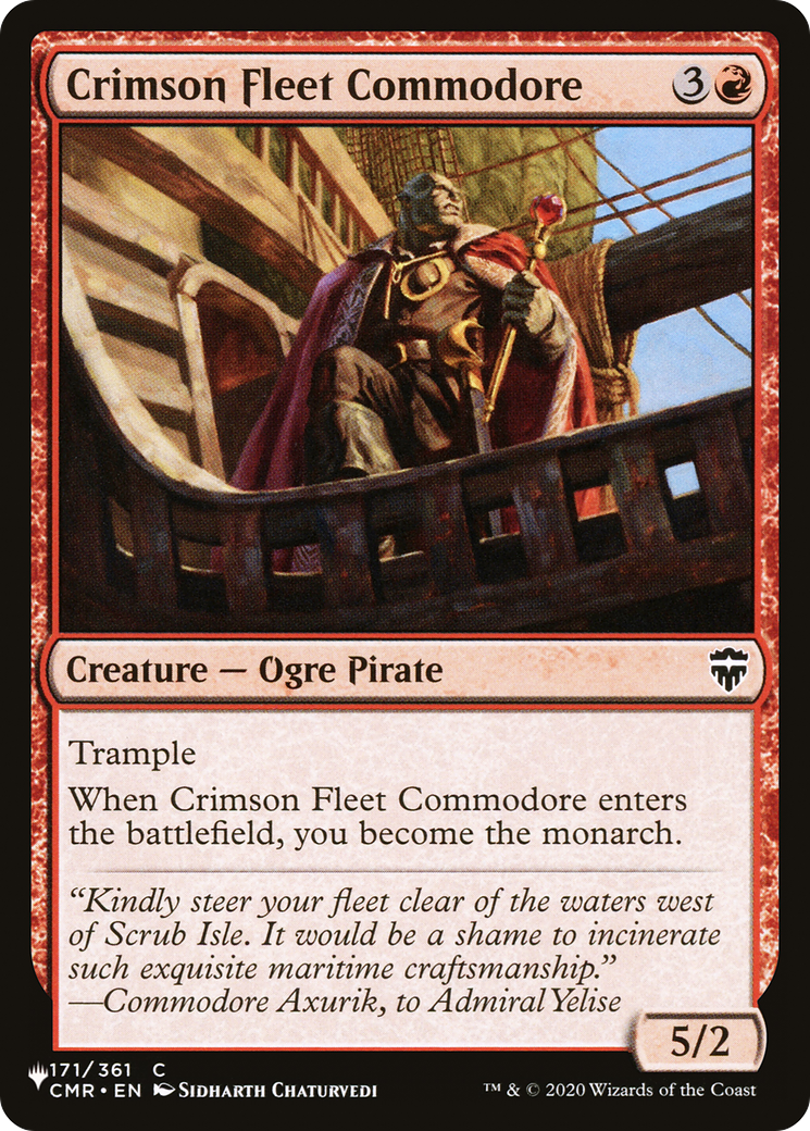 Crimson Fleet Commodore [The List] | Good Games Cannington