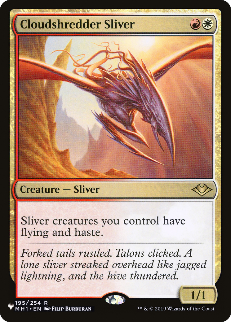 Cloudshredder Sliver (MH1) [The List] | Good Games Cannington
