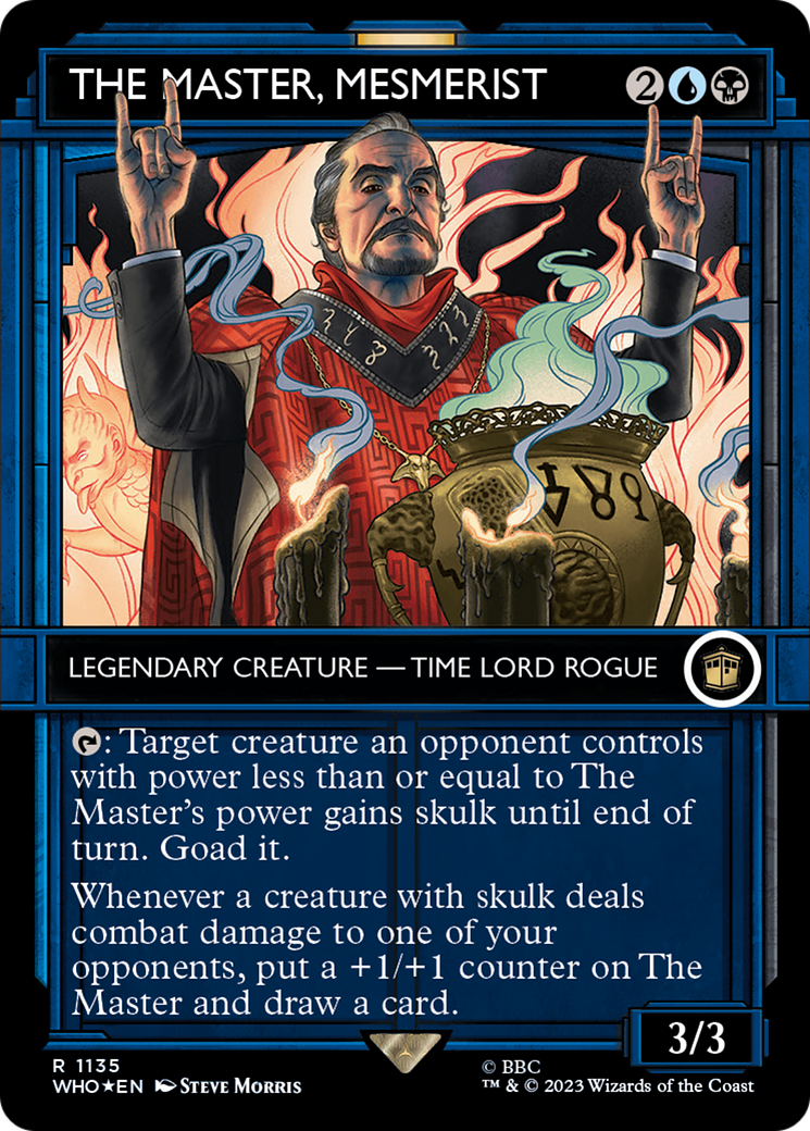 The Master, Mesmerist (Showcase) (Surge Foil) [Doctor Who] | Good Games Cannington